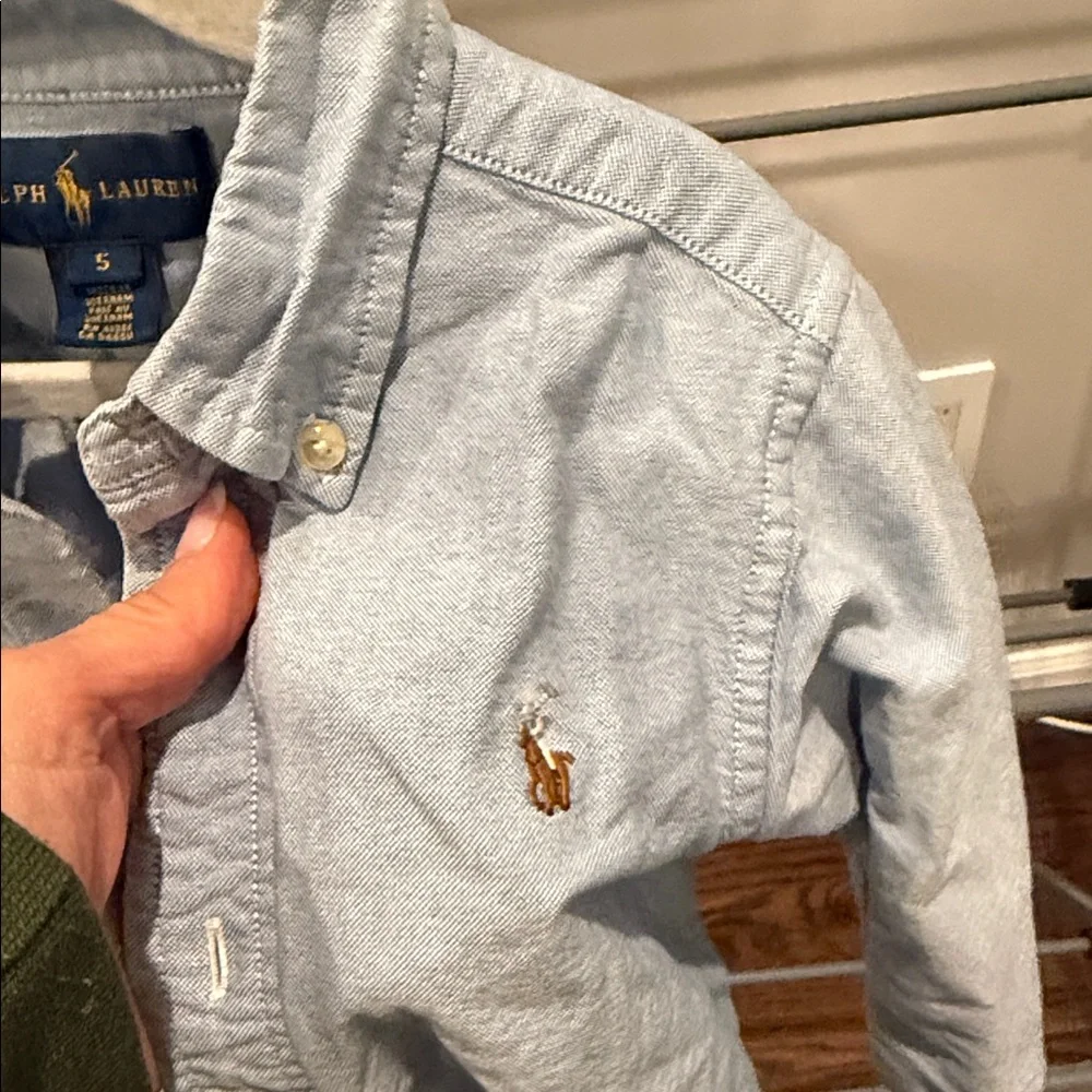 Ralph Lauren Sky Blue button down Casual Shirt